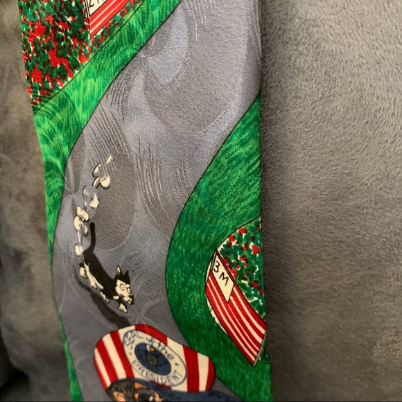 🌻 Vintage Bill Clinton themed tie - Picture 3 of 6